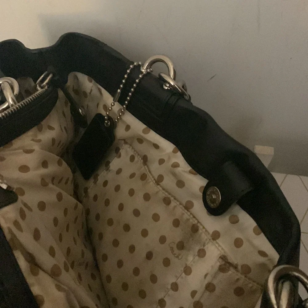 Black Coach purse - Picture 8 of 11